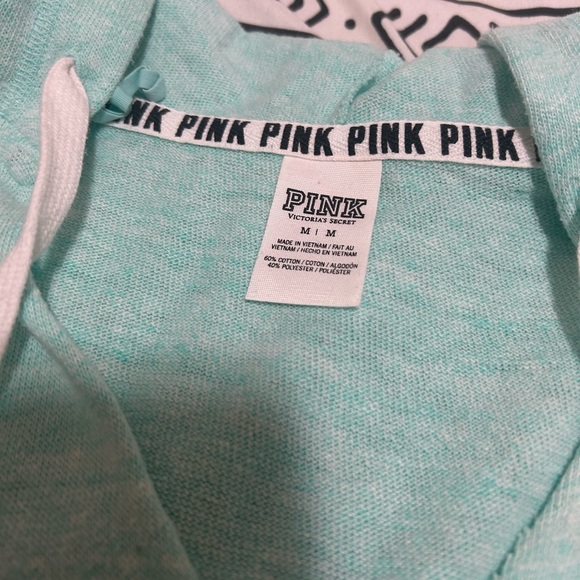 Victoria's Secret PINK Mint Hoodie V - Picture 4 of 5